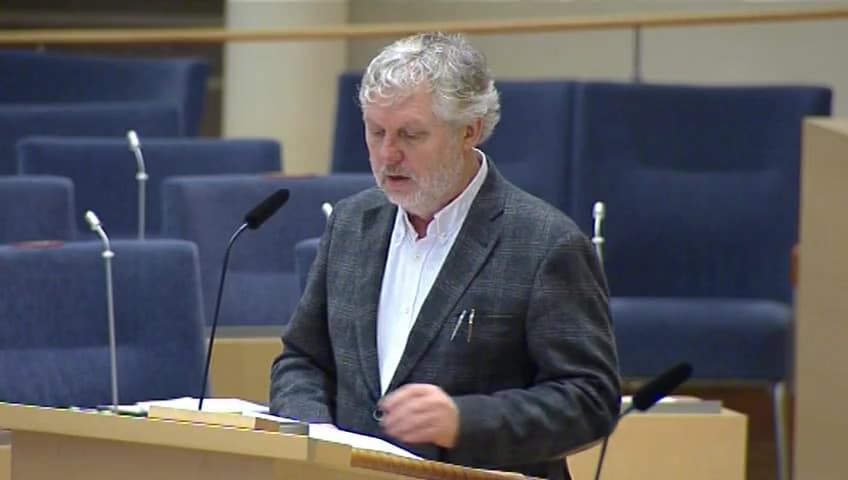 Stillbild från Interpellationsdebatt, Anslutningsbiståndet till Turkiet