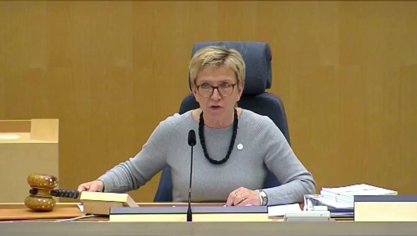 Stillbild från Debatt om förslag, Riksrevisionens rapport om staten som inköpare av konsulttjänster