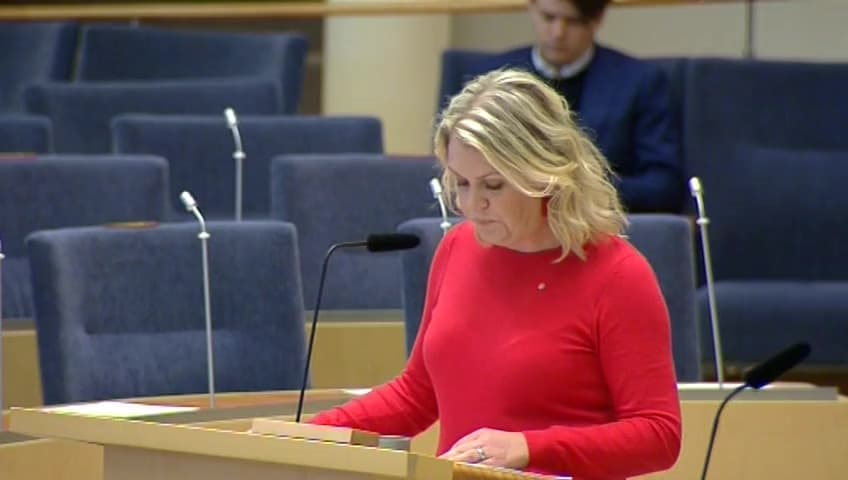 Stillbild från Interpellationsdebatt, Nationell primärvårdsreform