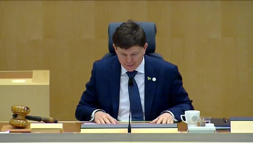 Stillbild från Interpellationsdebatt, Hälsa och livsvillkor bland unga hbtq-personer
