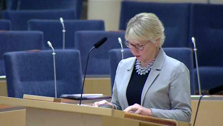 Stillbild från Interpellationsdebatt, Venezuela