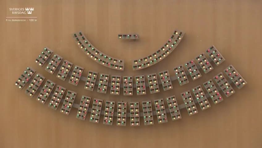 Stillbild från Beslut, Beslut