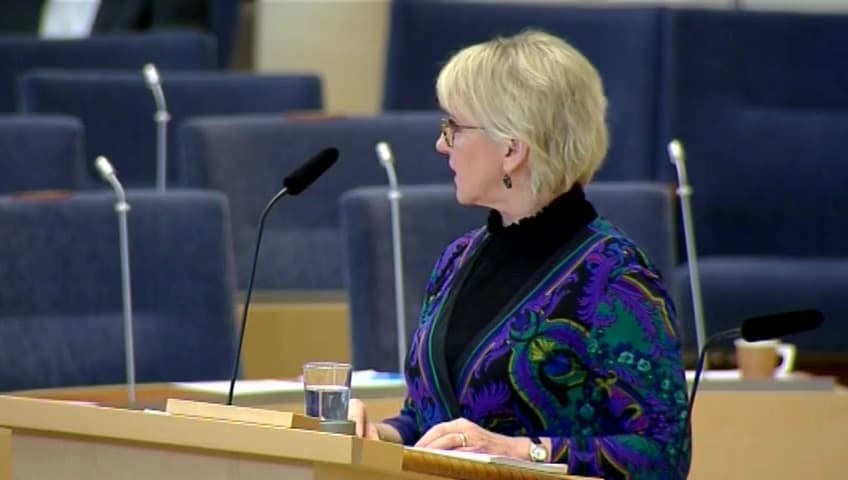 Stillbild från Interpellationsdebatt, Visumfrihet inom EU för medborgarna i Kosovo