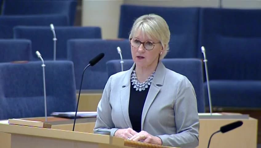 Stillbild från Interpellationsdebatt, Förföljelse av kristna i världen 