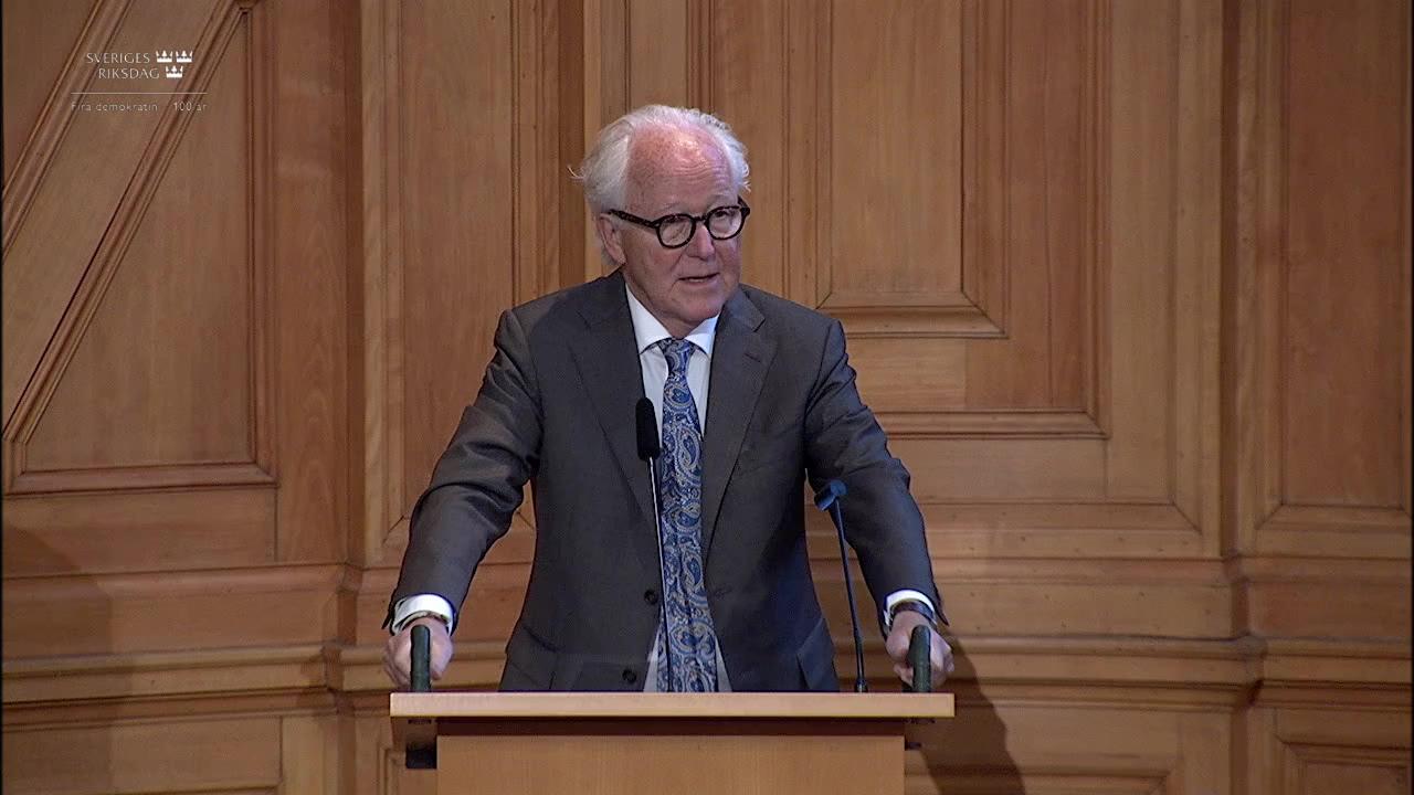 Stillbild från Öppen utfrågning, Öppen utfrågning om Finanspolitiska rådets rapport, Svensk finanspolitik 2022