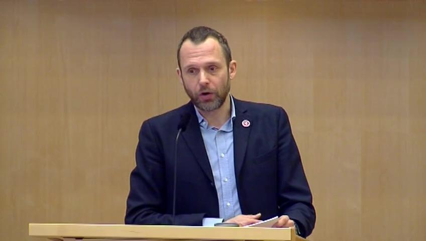 Stillbild från Debatt om förslag, Cykelfrågor