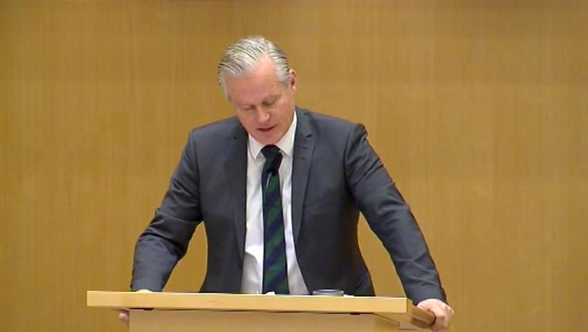 Stillbild från Debatt om förslag, Granskning av statsrådens tjänsteutövning och regeringsärendenas handläggning