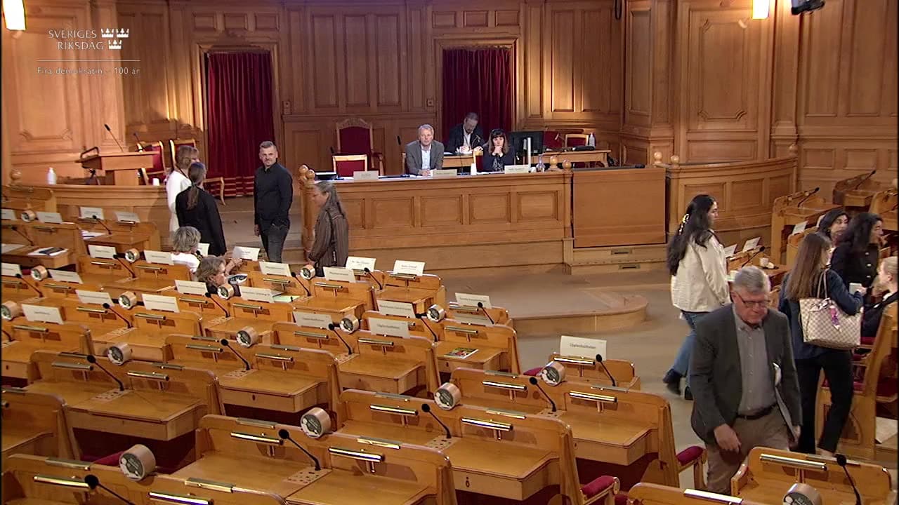 Stillbild från Öppet seminarium, Öppet seminarium om friluftslivspolitiken