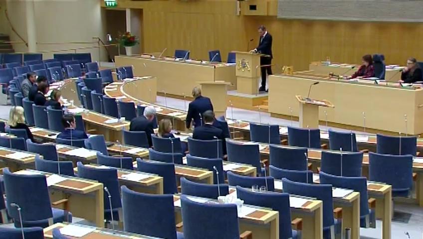 Stillbild från Debatt om förslag, Utgiftsområde 22 Kommunikationer