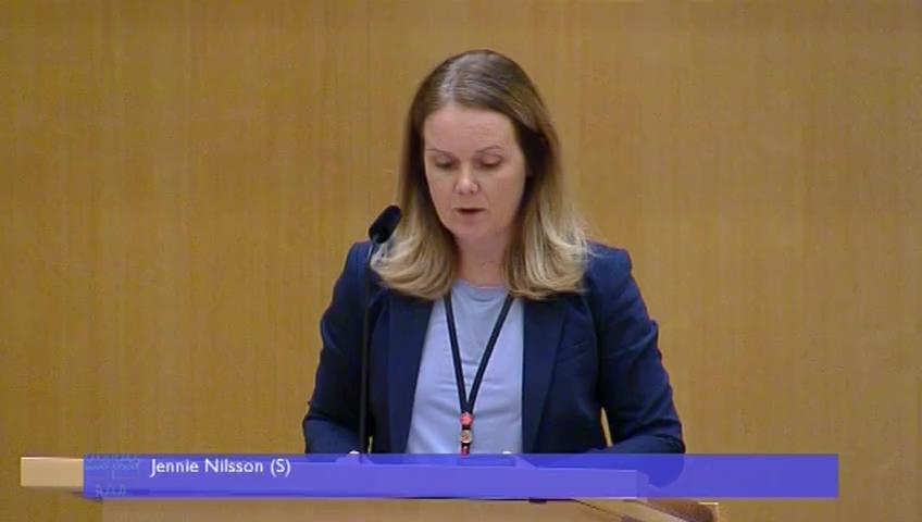 Stillbild från Debatt om förslag, Utgiftsområde 24 Näringsliv