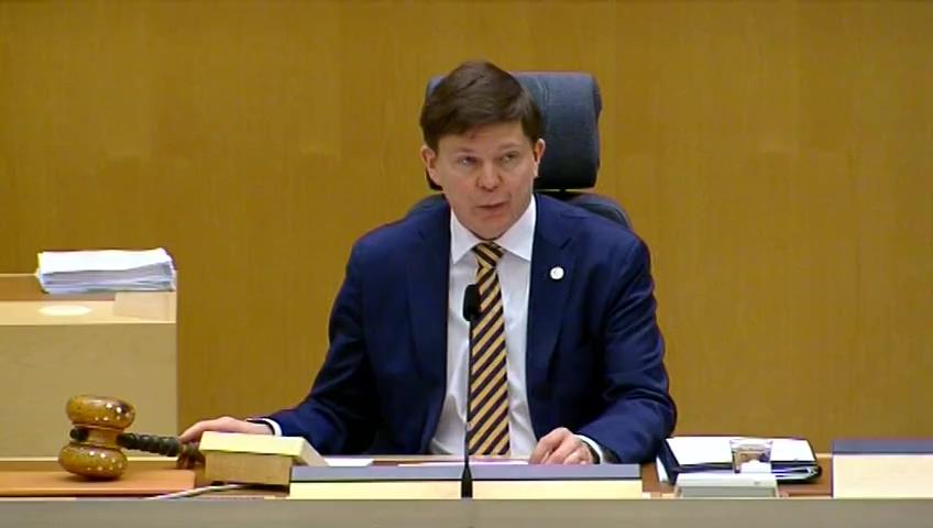 Stillbild från Debatt om förslag, Statens budget 2019 Rambeslutet