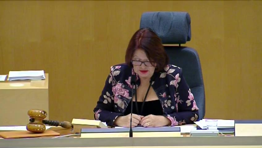 Stillbild från Debatt om förslag, Skadeståndsansvar vid sjötransport av farliga och skadliga ämnen