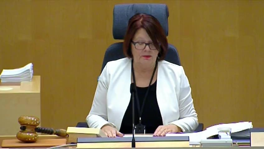 Stillbild från Debatt om förslag, Några frågor om tillämpning av offentlighetsprincipen