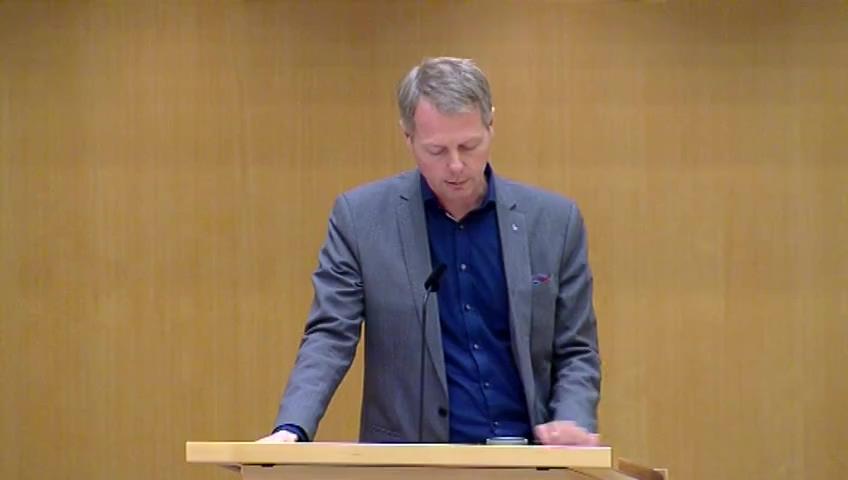 Stillbild från Debatt om förslag, Kultur i hela landet