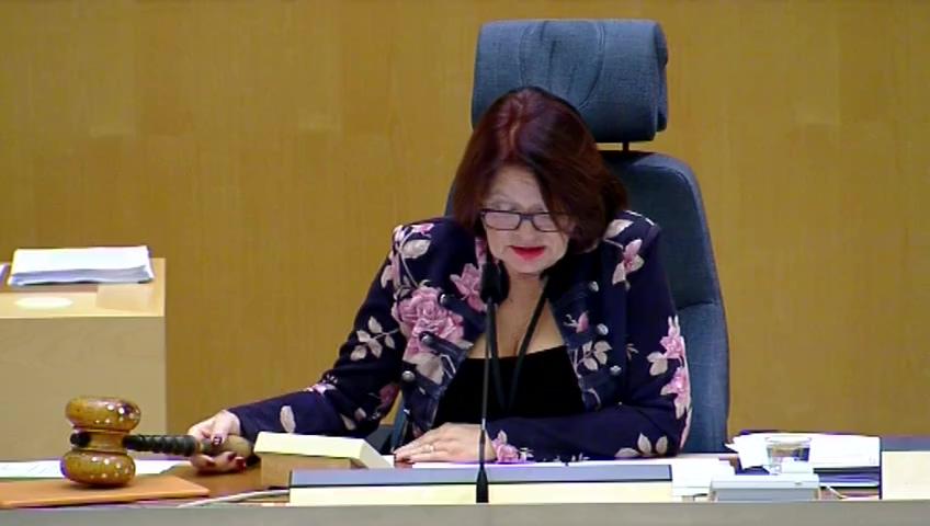 Stillbild från Debatt om förslag, Riksrevisionens rapport om utbytet av underrättelseinformation mellan Polismyndigheten och Säkerhetspolisen