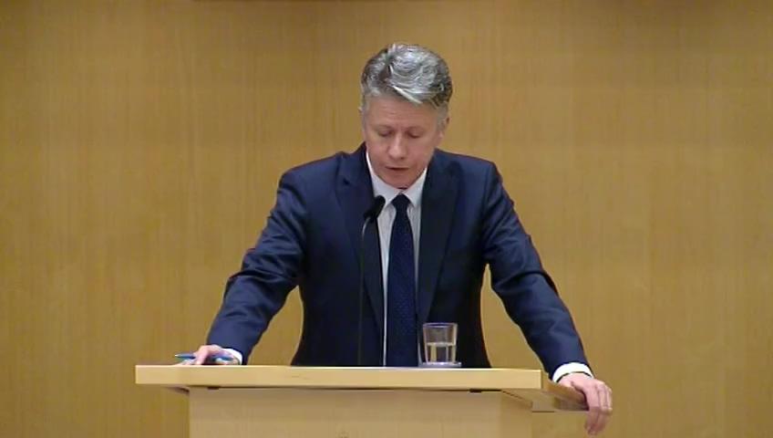 Stillbild från Debatt om förslag, Genomförande av CFC-regler i EU:s direktiv mot skatteundandraganden