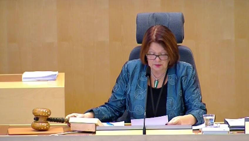 Stillbild från Debatt om förslag, Rättelse i lagen om ändring i rättegångsbalken