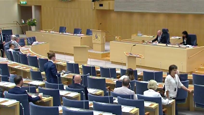 Stillbild från Debatt om förslag, Subsidiaritetsprövning av förslag till förordning om Europeiska fonden för justering för globaliseringseffekter