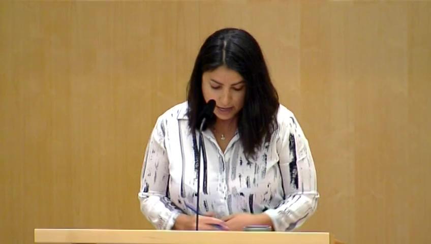 Stillbild från Debatt om förslag, Reduktion av avgift för lov, förhandsbesked och anmälan