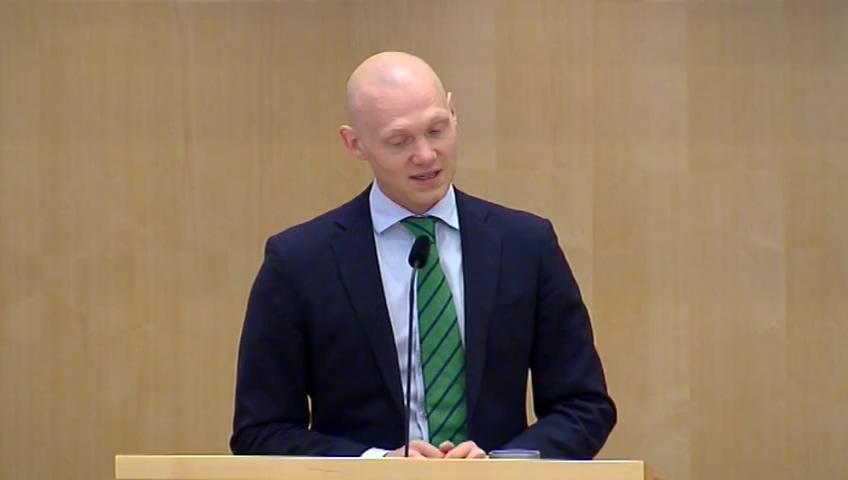 Stillbild från Debatt om förslag, Upplösning av Sparbankernas säkerhetskassa och vissa andra frågor