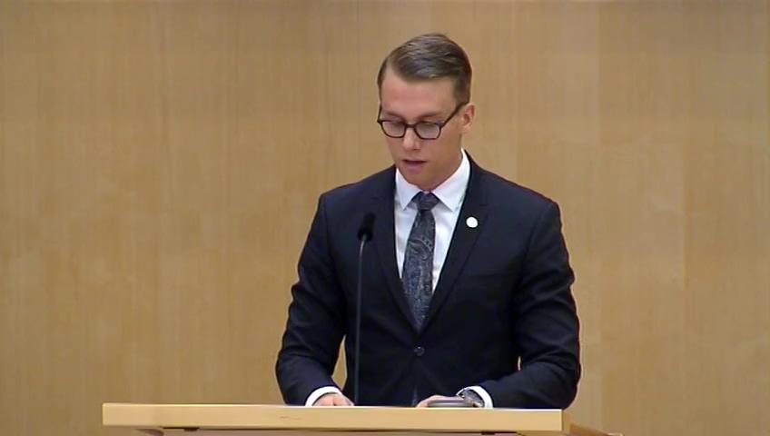 Stillbild från Debatt om förslag, Vårändringsbudget för 2018