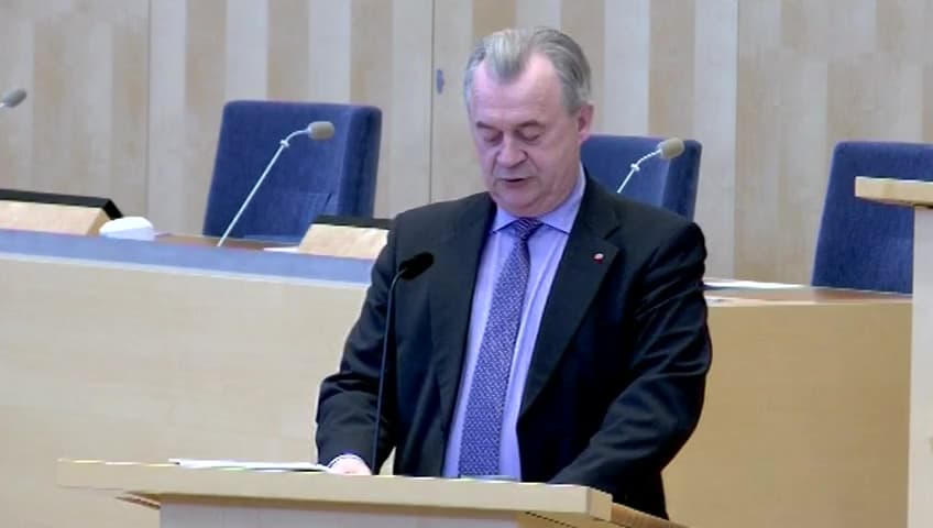 Stillbild från Interpellationsdebatt, Ett nationellt skogsprogram