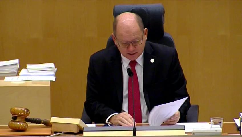 Stillbild från Debatt om förslag, Vissa ändringar i läkemedelslagen