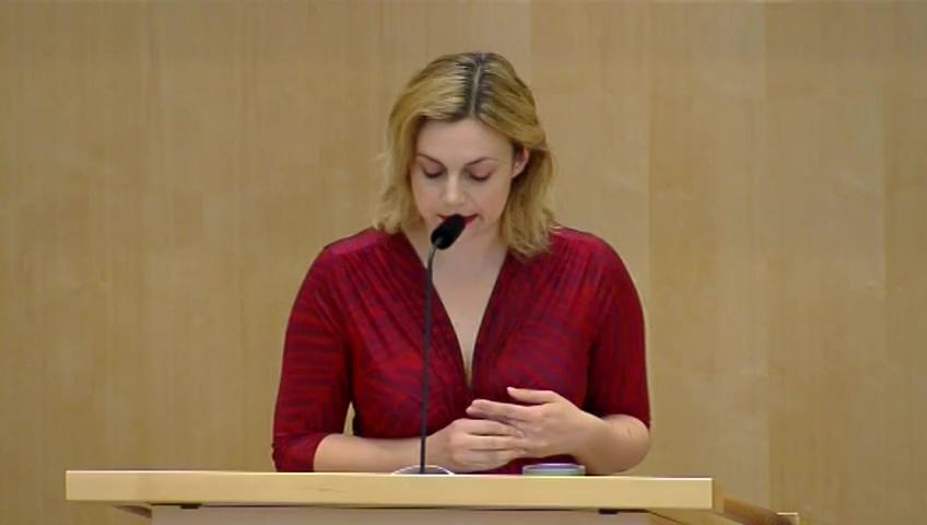 Stillbild från Debatt om förslag, Utökade möjligheter till arbetsplatsinspektioner