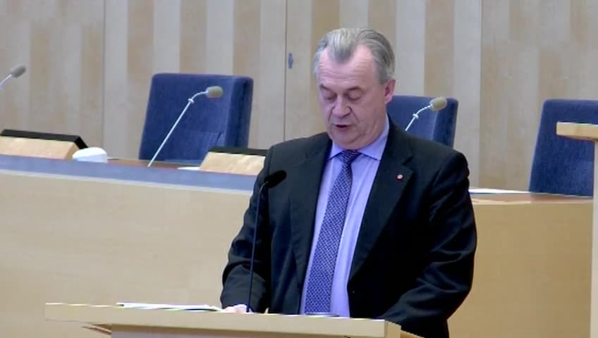 Stillbild från Interpellationsdebatt, EU:s antibiotikastrategi
