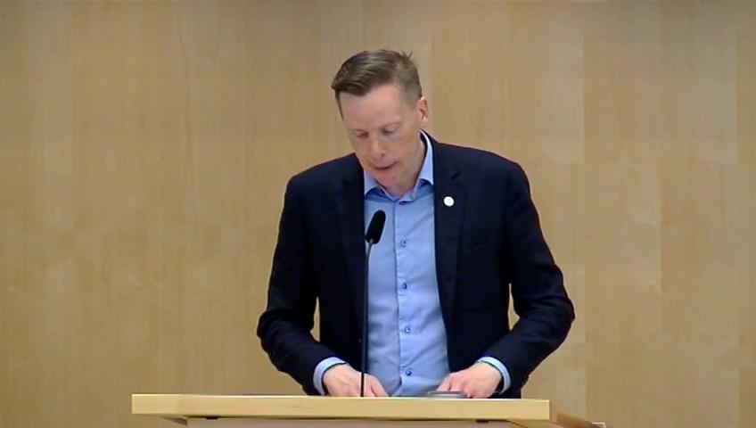 Stillbild från Debatt om förslag, Verkställbarhet av beslut om bygglov, rivningslov och marklov