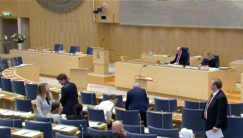 Stillbild från Debatt om förslag, Några civilrättsliga anpassningar till EU:s dataskyddsförordning