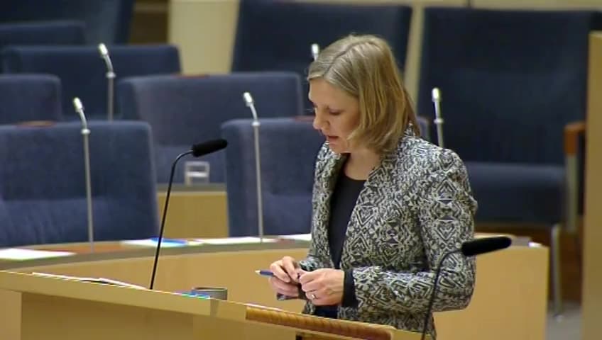 Stillbild från Interpellationsdebatt, Enskilda avlopp