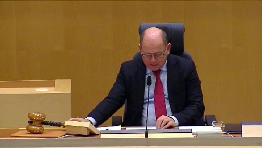 Stillbild från Debatt om förslag, Tillgänglighetsdelgivning - försök med ett nytt delgivningssätt för snabbare handläggning av brottmål