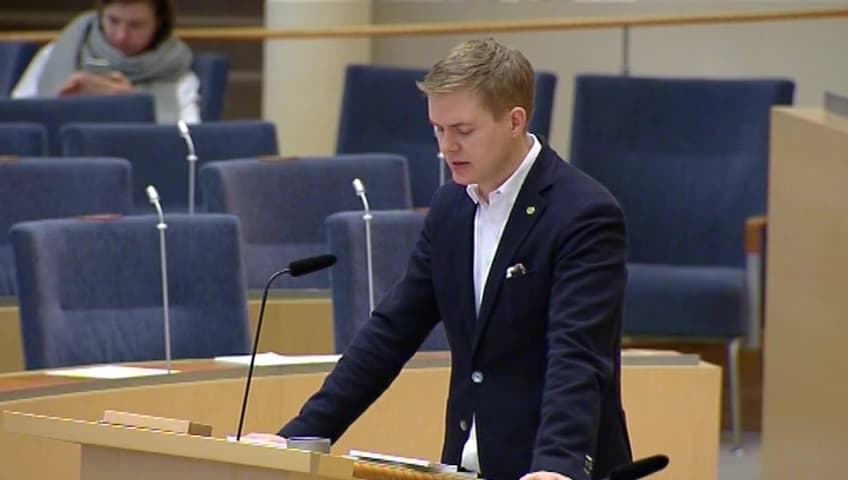 Stillbild från Interpellationsdebatt, Vinsttaket och skolorna