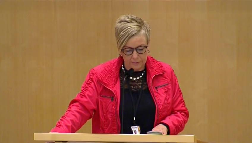 Stillbild från Debatt om förslag, Integration