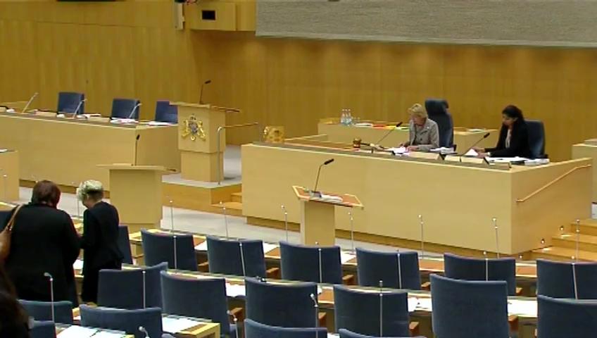 Stillbild från Debatt om förslag, Kompletterande bestämmelser till EU:s förordning om personlig skyddsutrustning