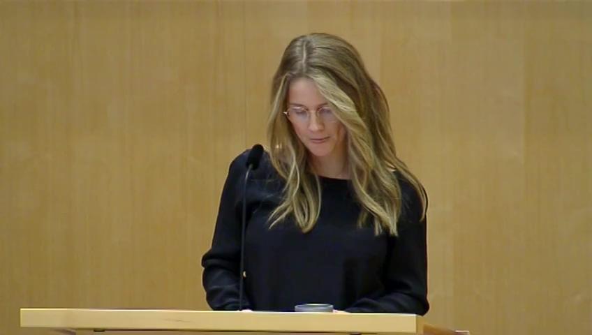 Stillbild från Debatt om förslag, Stärkt koppling mellan skola och arbetsliv