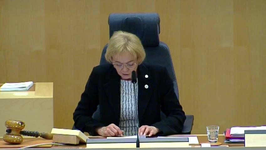 Stillbild från Debatt om förslag, Viss sekretess i mål enligt konkurrensskadelagen