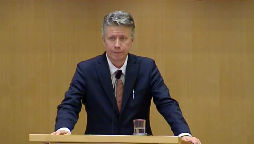 Stillbild från Debatt om förslag, Riksrevisionens rapport om regeringens skatteutgiftsredovisning