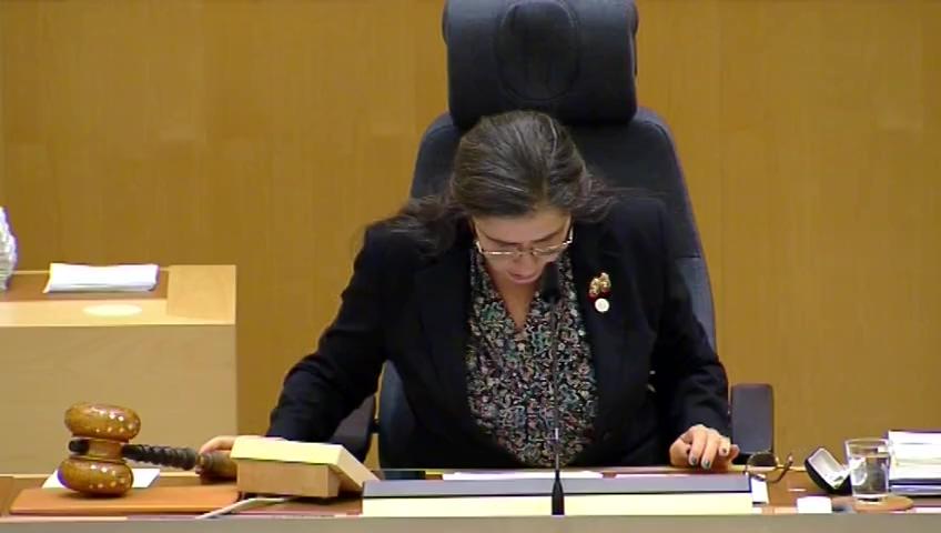 Stillbild från Debatt om förslag, Riksrevisionens rapport om internrevisionen vid de statliga myndigheterna