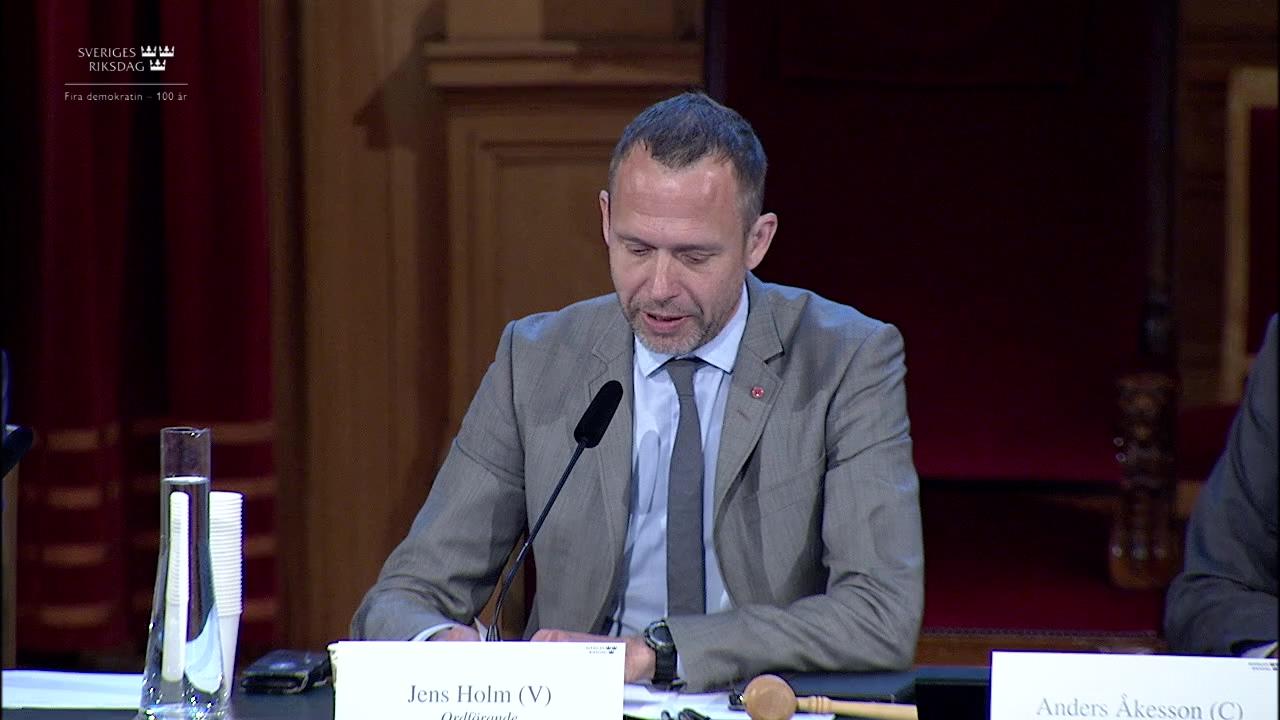 Stillbild från Öppen utfrågning, Öppen utfrågning om transportsektorns klimatmål