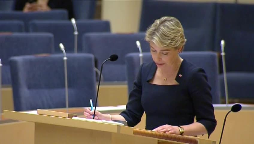 Stillbild från Interpellationsdebatt, Psykisk ohälsa