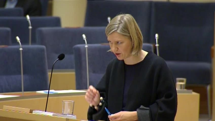 Stillbild från Interpellationsdebatt, En effektivare panthantering