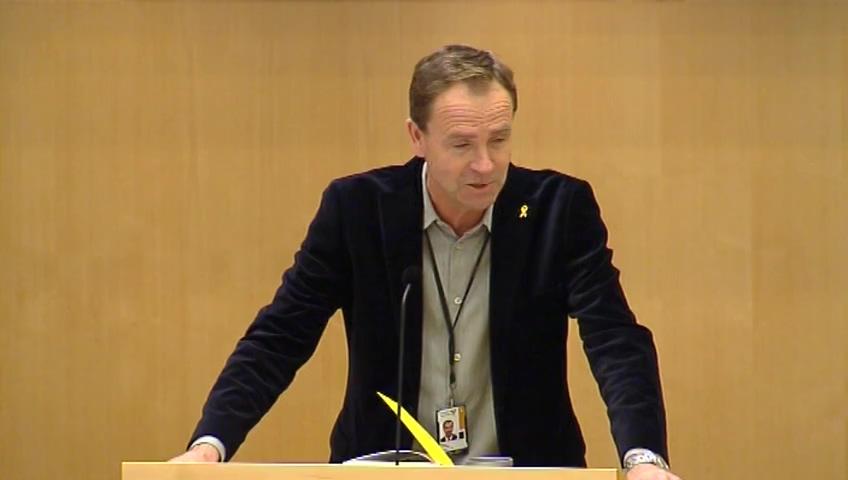 Stillbild från Debatt om förslag, Sveriges sjöterritorium och maritima zoner