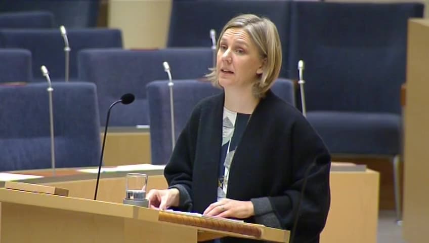 Stillbild från Interpellationsdebatt, Glyfosat