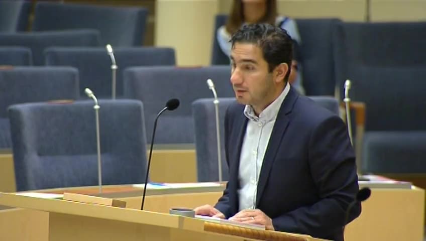 Stillbild från Interpellationsdebatt, Vinsttaket och välfärdskonsekvenserna