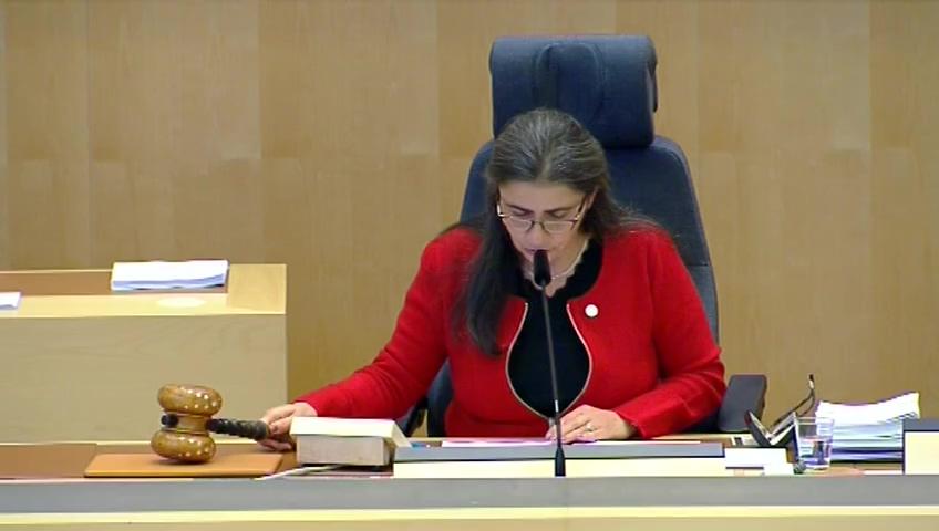 Stillbild från Debatt om förslag, Utökat sekretesskydd i verksamhet för teknisk bearbetning och lagring