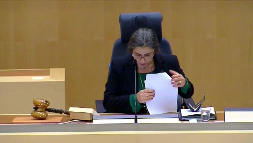 Stillbild från Debatt om förslag, Riksrevisorernas årliga rapport 2017