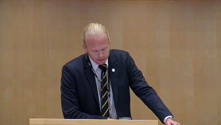 Stillbild från Debatt om förslag, En modern och rättssäker förvaltning - ny förvaltningslag