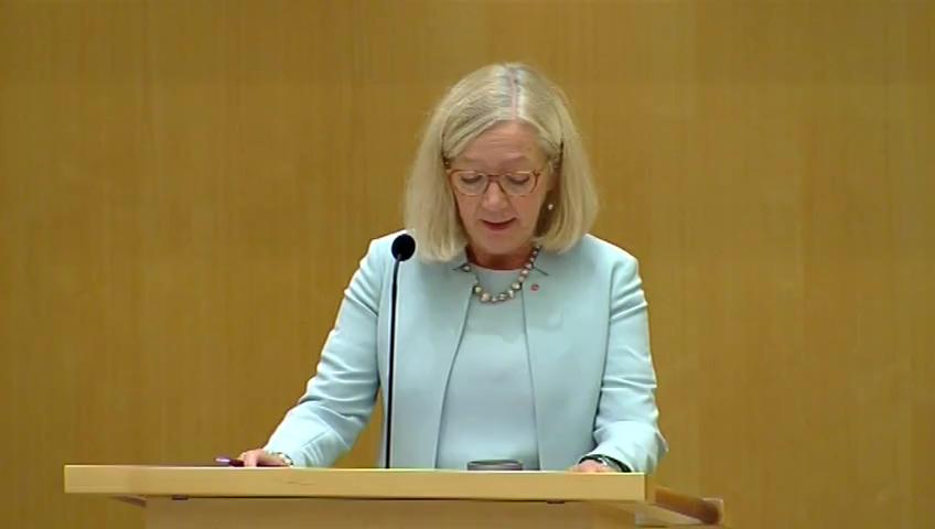 Stillbild från Debatt om förslag, Vissa frågor om läkemedelsregistret